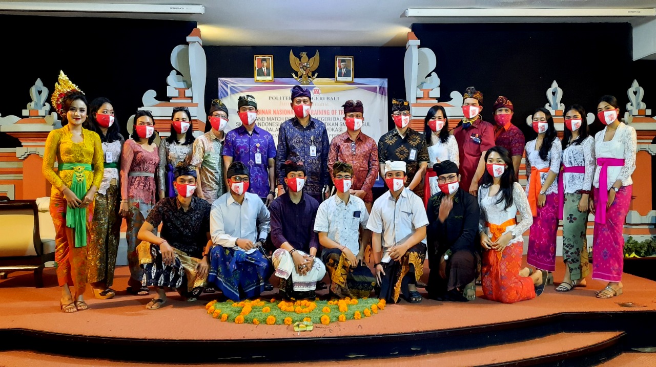 Webinar Nasional dan Training of Trainer tema Link and Match Politeknik  Negeri Bali dengan SMK se-Indonesia untuk mewujudkan SMK Unggul dalam Bingkai Rumah Vokasi